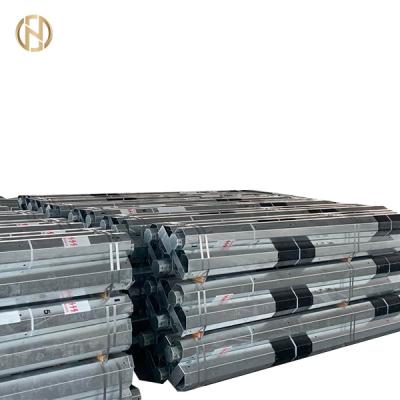 China Easy Maintain Galvanized High Quality Metal Power Pole Transmission Poles for sale