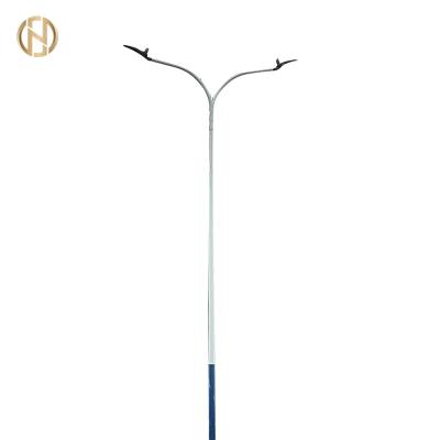 China Road; airport; road galvanized 3-12M Single /Double Pole steel Q235 arm road lighting for sale