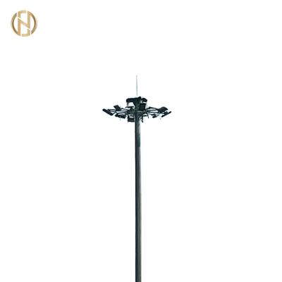 China Outside 20M 30M Steel Tubular Pole For High Mast Lighting Pole for sale