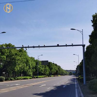 China Galvanized Steel Road Monitor Steel Traffic Pole Pole for sale