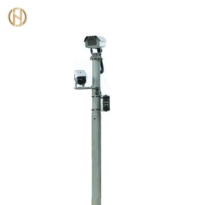 China Easy Maintain High Quality Galvanized Telescopic CCTV Camera Mast Poles for sale