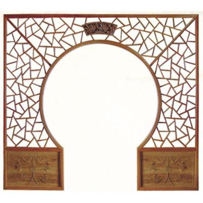 China Modern Exquisite Appearance Rich Wood Pattern Chinese Antique Screen Cutout Decoration for sale