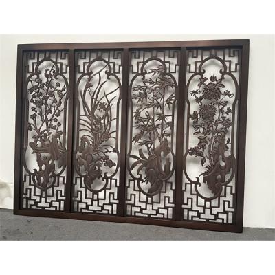 China Modern Aluminum Manufacturers Home Decor Door Hallway Relief Screen Porch Partitions for sale