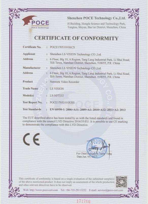 CE - Shenzhen LS Vision Technology Co., Ltd.