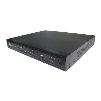 China Black Color LSVISION H.265 5MP 2HDD NVR 16ch POE Support P2P Onvif2.4 Face Detection Voice Intercom for sale