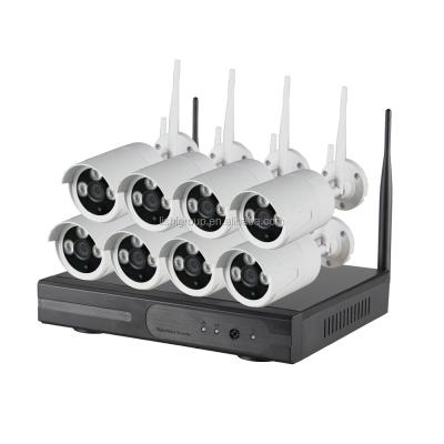 China LSVISION Security Wifi IP Camera System 1.3 Megapixel P2P Cloud H.264 8 Channel Wireless Nvr Kit LS-NFWK8108 for sale