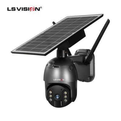 China Solar Outdoor Waterproof Wireless CCTV Surveillance P2P PIR Alarm Camera NIGHT VISION Battery Operated PTZ Camera for sale