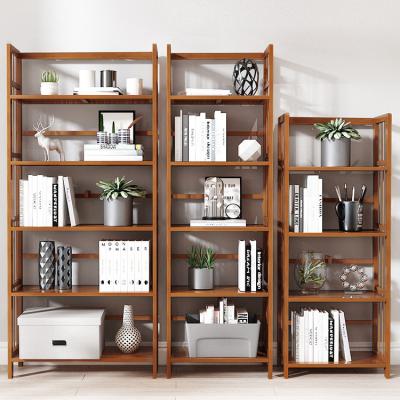 China Modern Simple Wood Bookcase Wooden Shelves Industrial Storage Shelf Custom Storage Rack Display Rack for sale