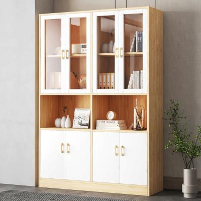 China Modern Simple Wood Bookcase Wooden Shelves Industrial Storage Shelf Custom Storage Rack Display Rack for sale