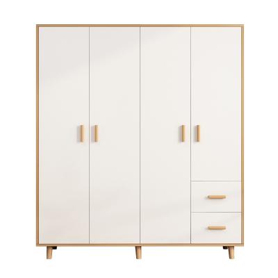 China (Other) adjustable single combination of two three door panel storage apartment wardrobe door clothes and press cabinet wardrobe for sale