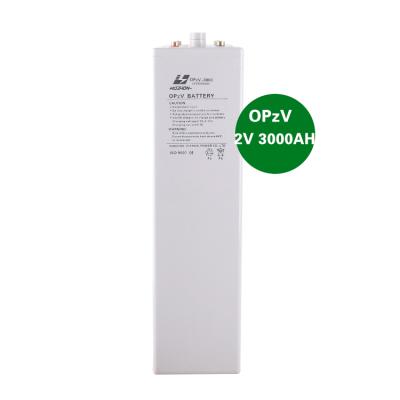 China 2V 3000AH Battery OPzV 2V 3000AH batterie solaire solar gel battery for sale