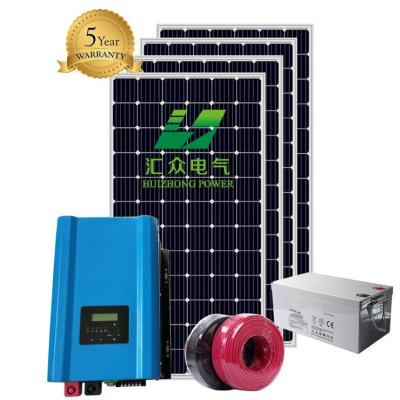 China 3000 watt solar panel 3kw solar system house 3 kw electric solar system for sale