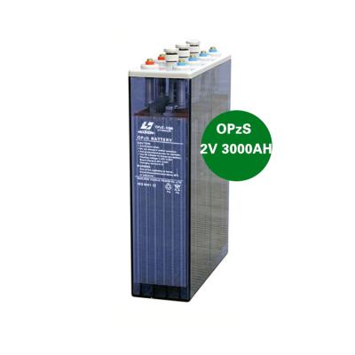 China 3000ah Solar Battery Flooded Lead Acid Battery 2v 3000ah OPzS Solar Cell for sale