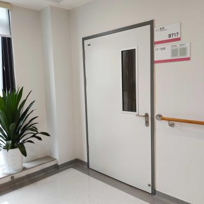 China Thermal Insulation 2022 New Style Steel Interior Door - Hollow Metal Door Used for Hospital Project for sale