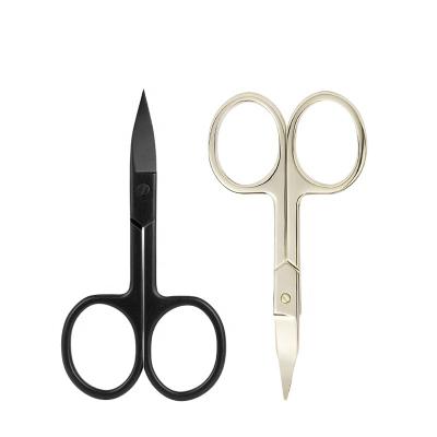 China Wholesale Hot Selling Amazon Hot Sale Stainless Steel Gold Multifunction Gold Cuticle Scissors Nail Scissors Manicure Scissors for sale