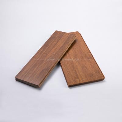 China Above Grade/Wood Subfloor Everjade Walnut Carbonized Strand Woven Bamboo Flooring Modern Design for sale