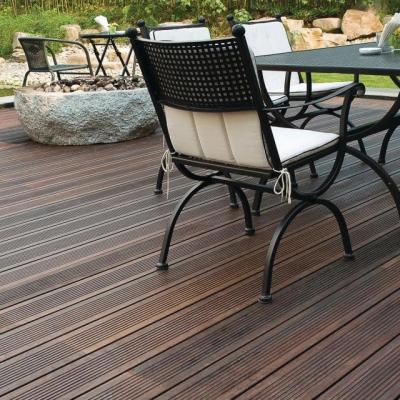 China High Gloss Surface Bamboo Decking Interlocking Tiles for Outdoor Decking Installation for sale