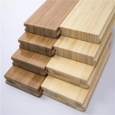 China Indoor Solid Bamboo Flooring with Natural Carbonized Finish and 100% Pure Bamboo Wood for sale