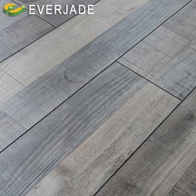 China Everjade 14mm Natural Maple Smooth Wood Plastic Waterproof Plank Piso Flotante Flooring for sale