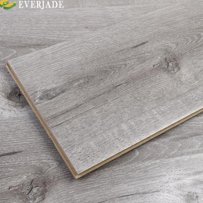 China 8mm 10mm 12mm Standard Edge Rustic Tile Wooden Flooring with Wood Grain Embossed Surface for sale