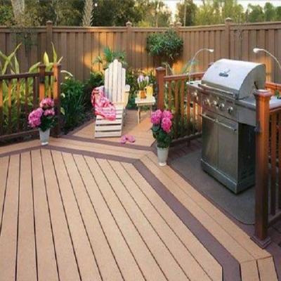 China Traditional Design Style Waterproof Fire Resistant WPC Decking Board with Corner Kits for sale