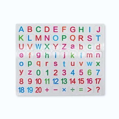 China Good Cardboard Technology Production Magnetic Cardboard Sheets Customized Kids Letters Magnetic Alphabet Letters for sale