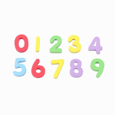 China Educational Early Game Brain Kids Magnetic Letters Environmentally Friendly EVA Material Magnet Number Letter Fridge for sale