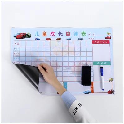 China Magnetic factory direct PET and environmental protection whiteboard magnet sheet eraser for sale