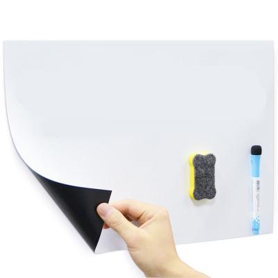 China Kitchen Fridge Soft Magnetic Dry Erase Notes Board Whiteboard Sticky Message Board for sale