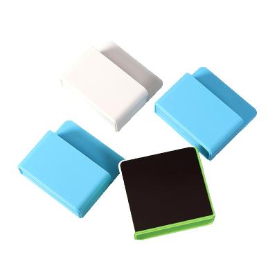 China Office Factory Supply Attractive Price Rectangle Magnetic Plastic Flexible Magnet Pen Pencil Holder Box for sale