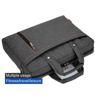 China With Thick Waterproof Nylon USB Laptop Sleeve Metal Zipper Grip Shockproof Soft Laptop Case for sale