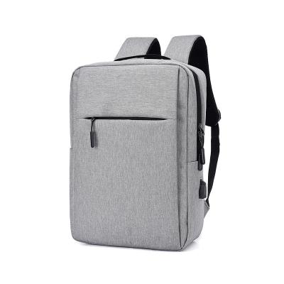 China With USB Rolltop Style Preppy School Bag With Laptop Compartment Side Pocket Layer Air Cushion Belt Dark Polyester for sale