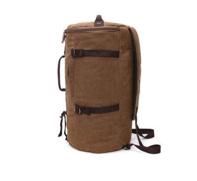 China Other Hot Sale Cross - Body Luggage Bag Tactical Surplus Military Cylinder Washed Canvas Bag Khaki Air Cushion Belt Bag for sale