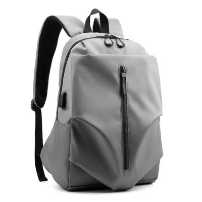 China With USB Minimalist Waterproof Business Laptop Backpack With USB Soft Shoulder Filling Left Belt Light Sports Style School Bag for sale