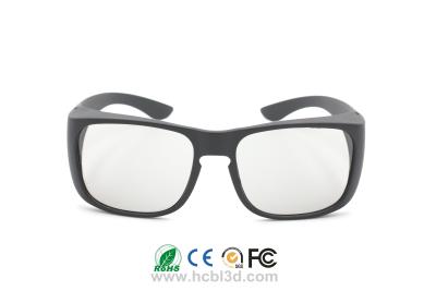 China 3D glasses with big frame, Caravan Type, Wide Field of Vision For Digital 3D Cinemas for sale