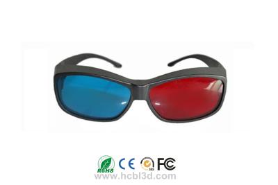 China Reuseable 3D Anaglyph Red Blue Glasses For Computer Game / Stereo Movie for sale