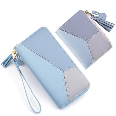 China None Fashions Wallets Zipper Coin Purse Lady Long Short Purses Handbags Women Grab Card Holder PU Moneybag Wallet Leather Wallet for sale