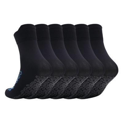 China Anti-slip Black Nylon Cool High Knee Football Polyester Compression Sports Running Cycling Socks For Adult for sale