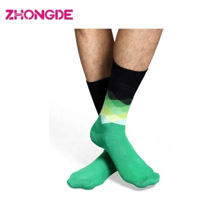 China Factory direct sales men's socks 100% cotton antibacterial custom men's dress crew socks wholesale price for sale