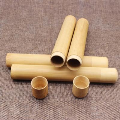 China Disposable Wholesale Natural Bamboo Toothbrush Case Cover For Adult for sale