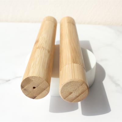 China Travel Disposable Reusable Kids Toothbrush Tube Travel Toothbrush Case Eco-Friendly Bamboo Toothbrush Case and Carrier for sale