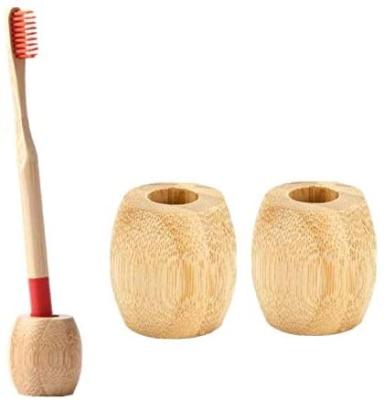 China Sustainable Hot Selling Bamboo Toothbrush Holder Stand Custom Private Label Logo for sale