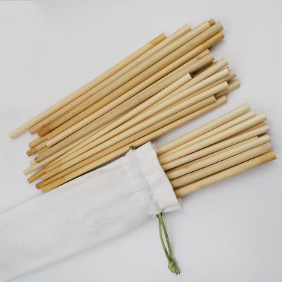 China Eco Friendly 100% Compostable Sustainable Drinking Straws Special Packing Natural Tubular Straw for sale