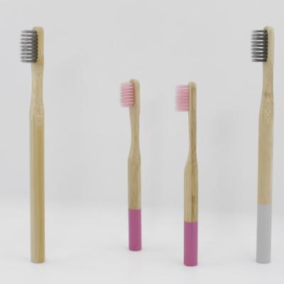 China Biodegradable Eco - Friendly Bamboo Toothbrushes With Customized Packaging And Logo for sale