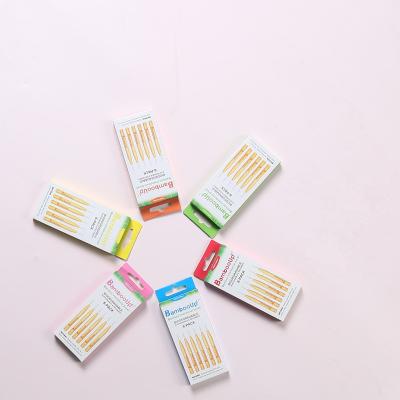 China Eco-friendly PA1010/NYLON10101/Dupont Tynex Organic Bamboo Interdental Brush Between Teeth Cleaner for sale