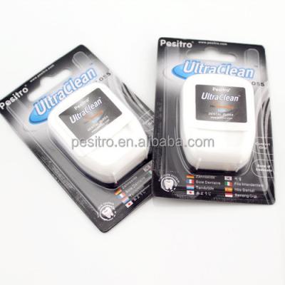 China Biodegradable CE BRC ISO Approved Classic Shape Dental Floss With Blister Pack for sale