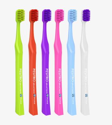 China Oral Hygiene Pesitro 6580 Ultrasoft Adult Toothbrush 0.10mm Filament Compare To 5460 Toothbrush for sale