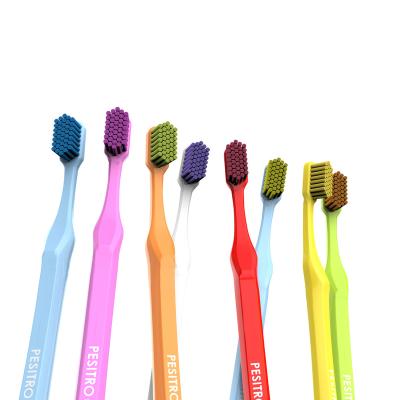 China Oral Hygiene Pesitro 6580 Toothbrush 0.10mm Ultrasoft Filament Compare To 5460 Toothbrush for sale