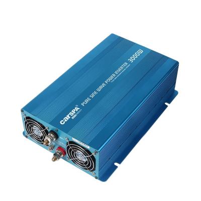 China 3000W Car Pure Sine Wave DC 12V 24V 48V to 110V 220V 230V AC Converter Inverter with USB Port with Digital Display for sale