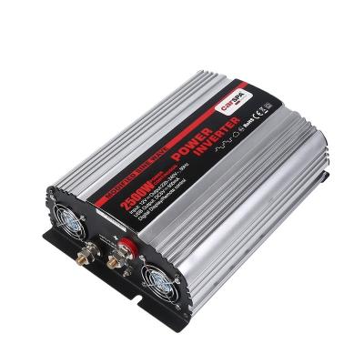 China Car Modified Power Inverter 12v 24v 48v 220v 2500w dc to ac converter with display for sale